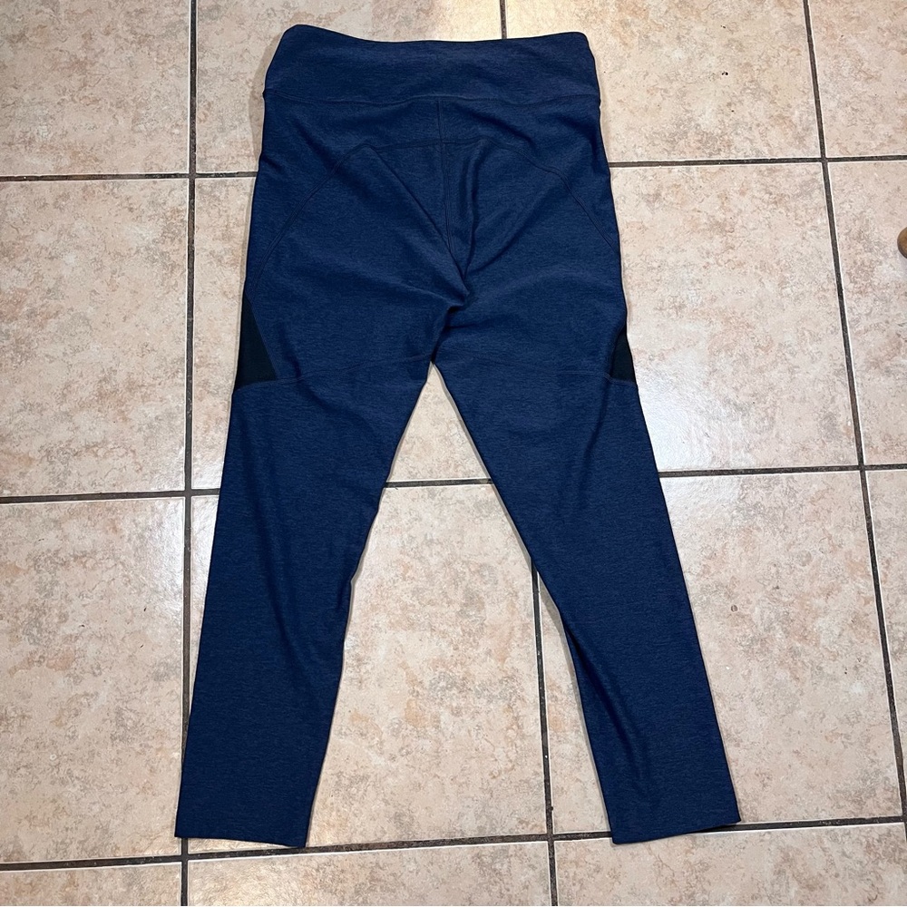 Outdoor Voices Leggings Womens M Colorblock Mid Rise Ankle Stretch Yoga Workout - Picture 4 of 7